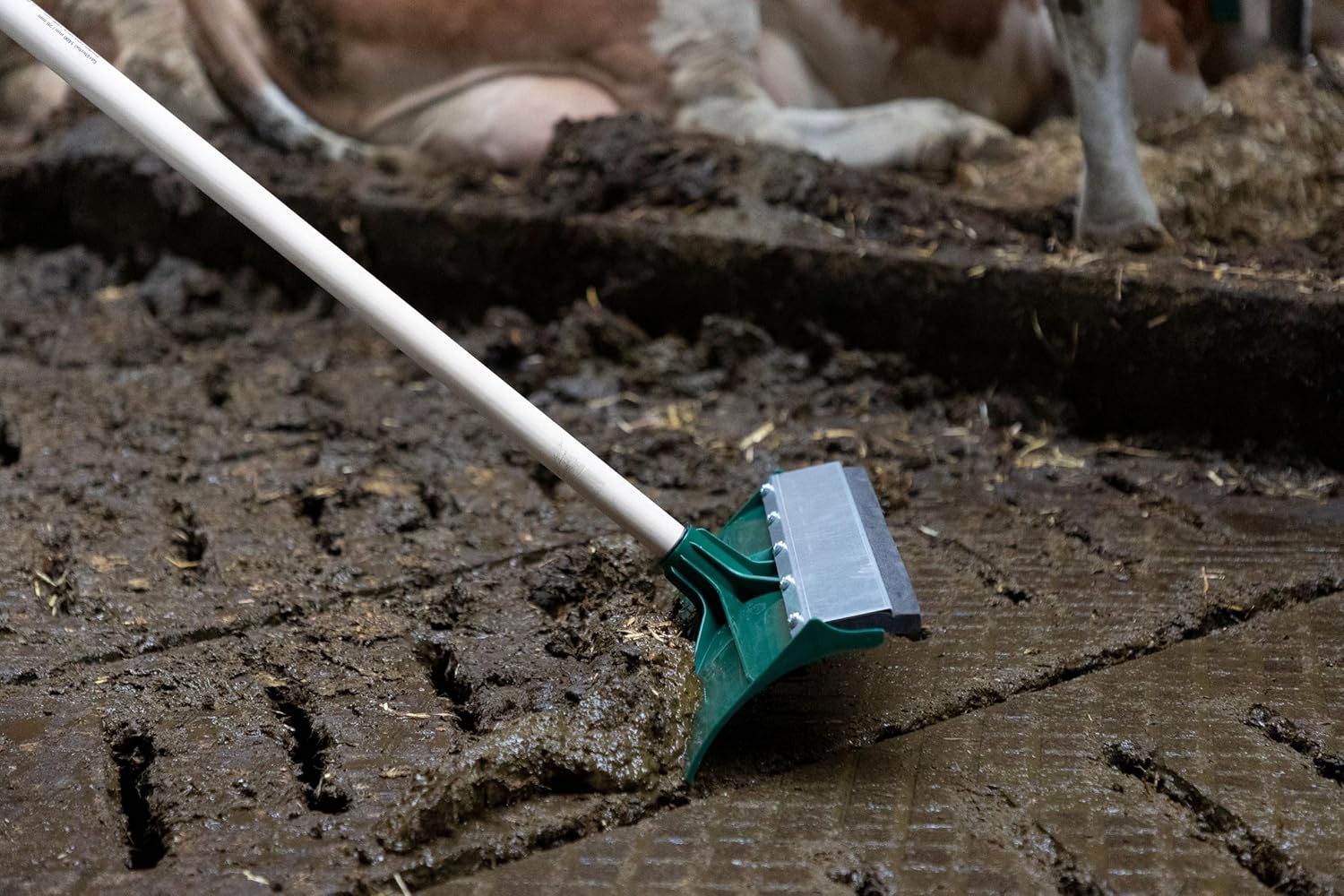 Kerbl 29287 Poop and Slurry Pusher, 46 cm Width, Green