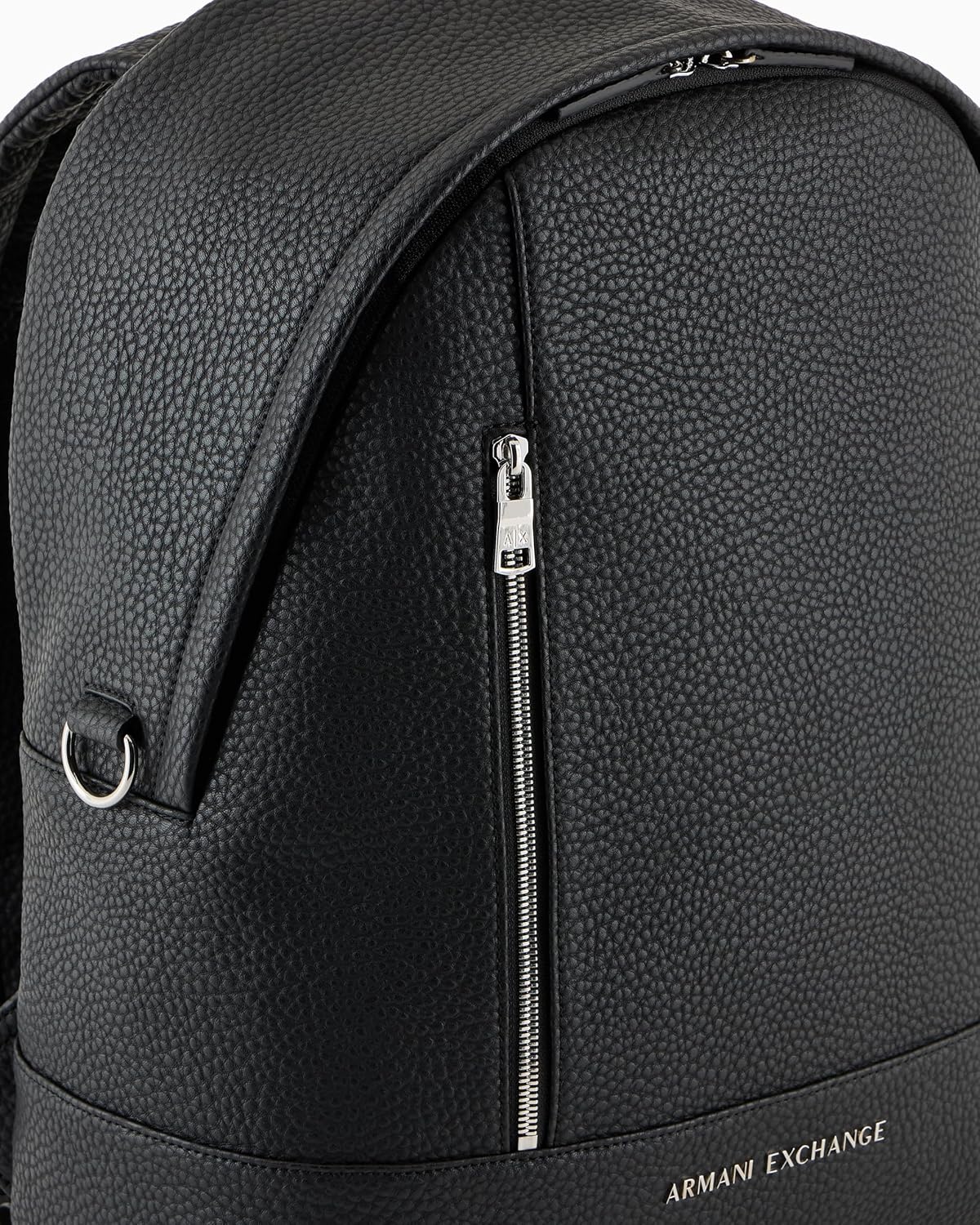 Armani Exchange Men's Pebble Backpack, Black, One Size
