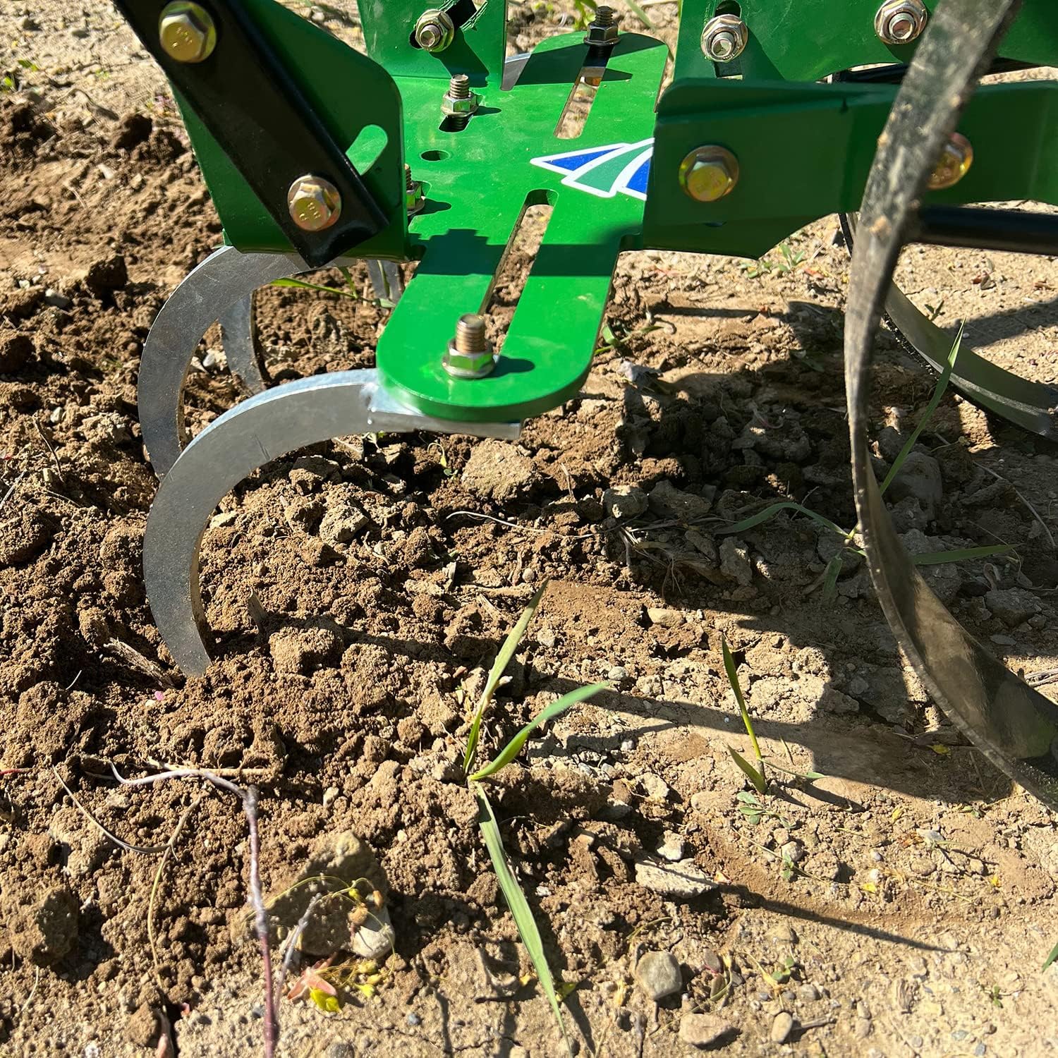Double Wheel Hoe, Planet JR Push Style Cultivator, Weeder, Tiller, Aerator