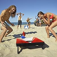 Vista 6 de Franklin Sports Cornhole Game Sets - Portable Cornhole Boards + Bean Bags - (2) Cornhole Boards + (8) Bean Bags Included - Perfect Beach + Lawn