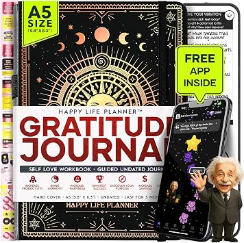 Freedom Mastery Daily Journal of Gratitude, Productivity & Habit Tracker