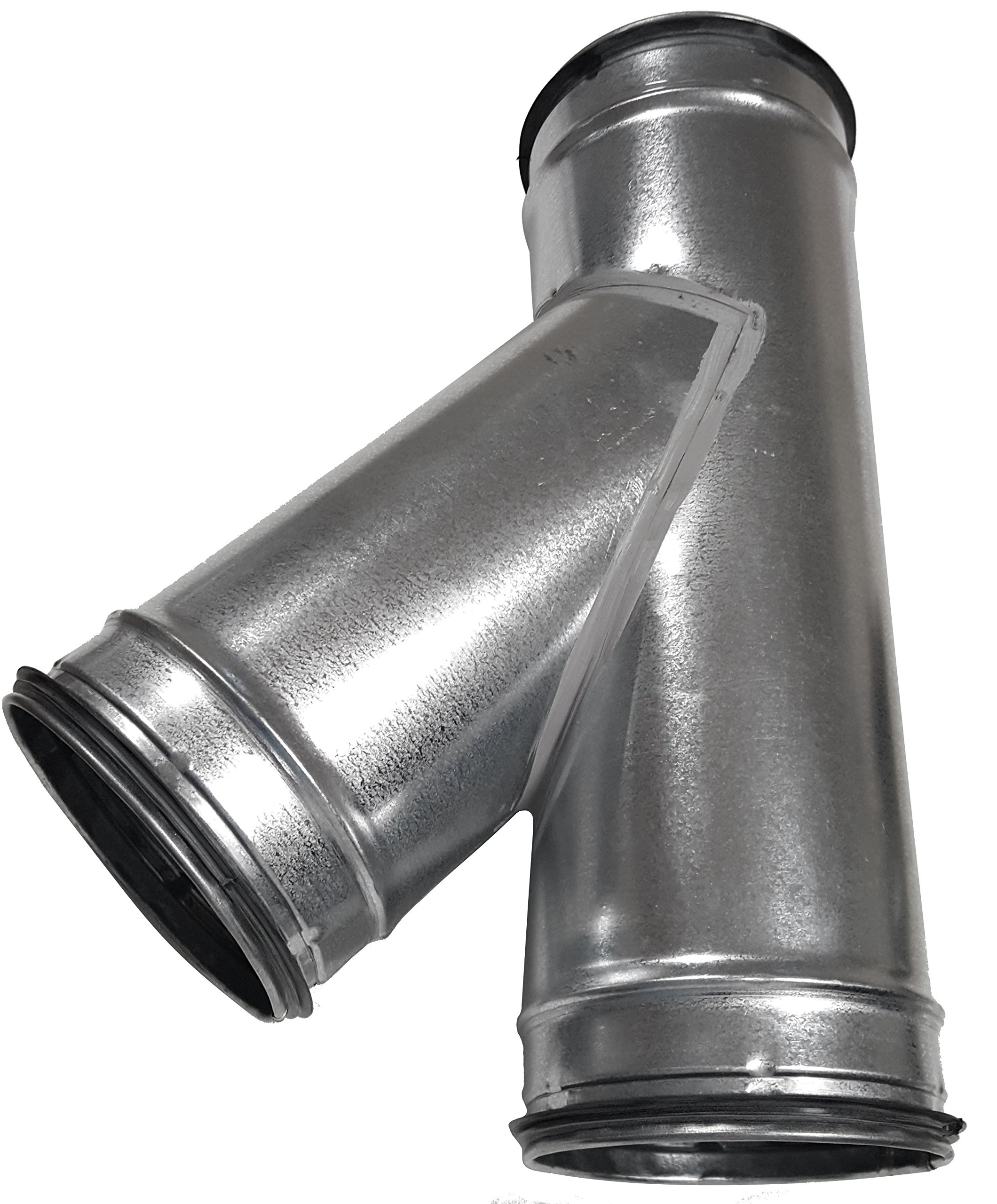 NEU Reduziertes Y T-Stück Stahl T 90° 100mm / 125mm / 150mm Lüftung Heizung