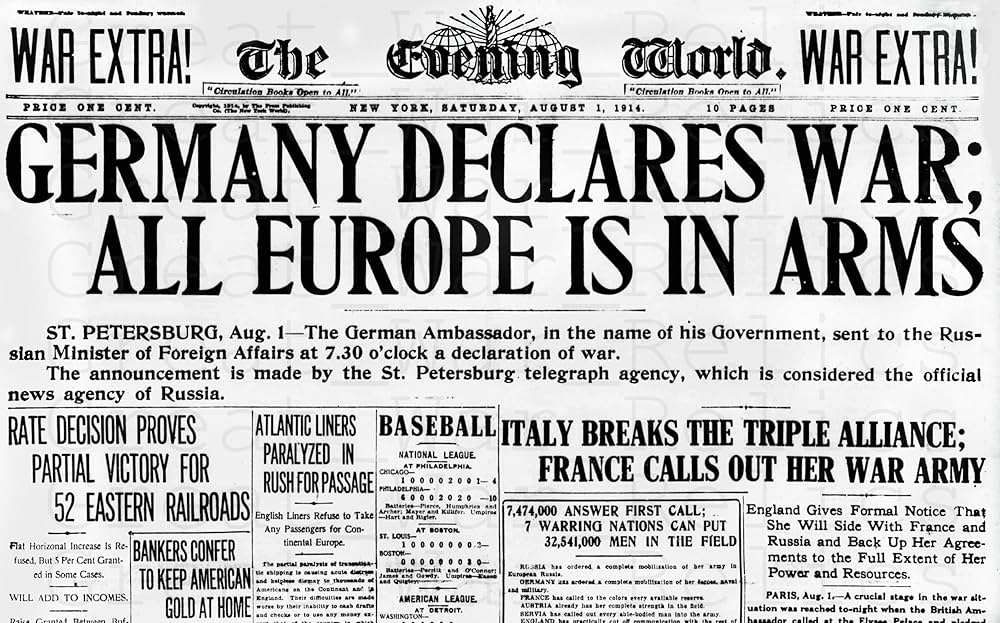 洋書 WAR PAPERS UpCrafts Studio Design WWI Newspaper Poster - Germany