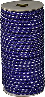 CargoBuckle F05387 5/16-Inch by 100-Feet Utility Stretch Cord Reel, Blue