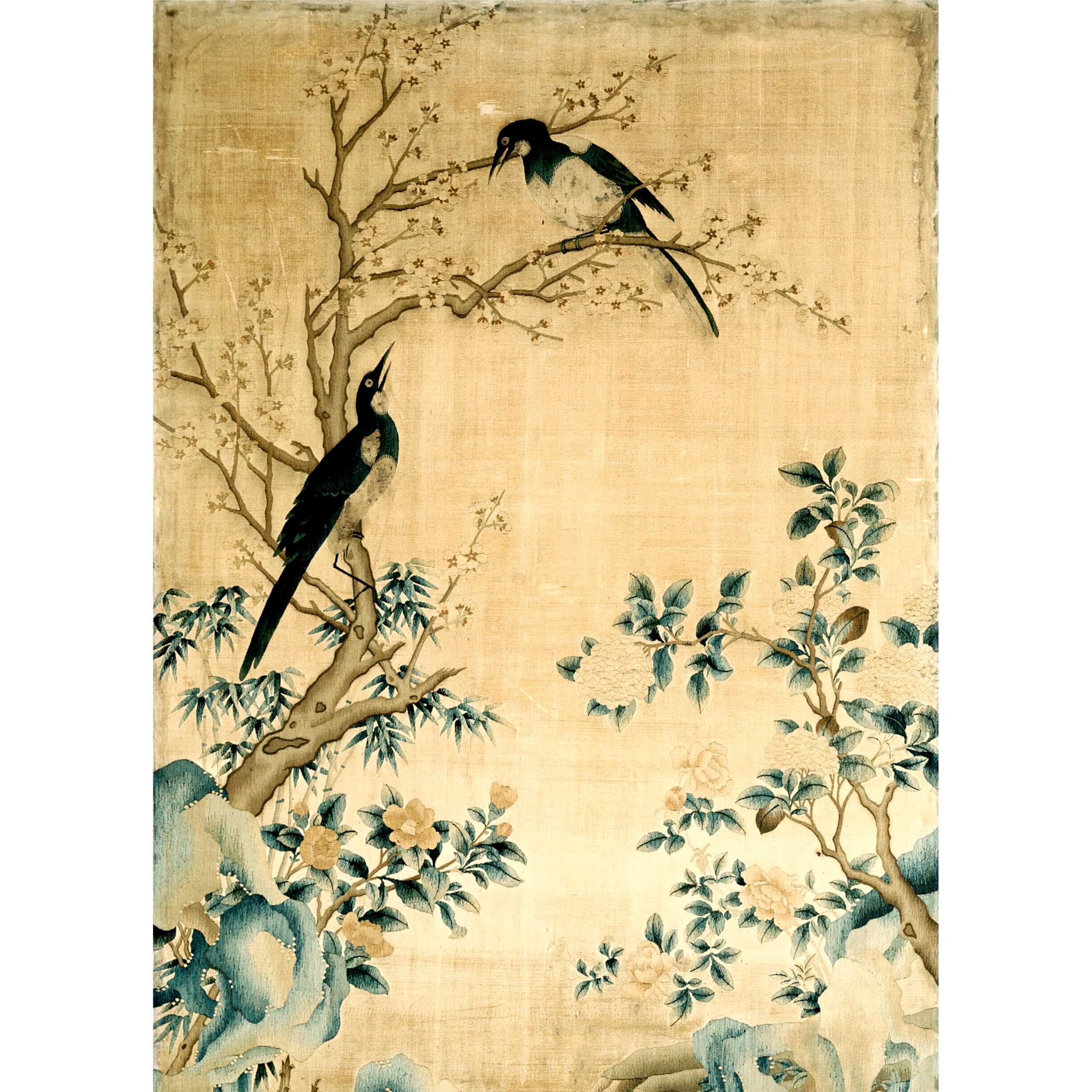 Panel de papel de arroz chino con diseño de pájaros, 11.5 x 16 pulgadas (A3+), diseño de papel de decoupage para muebles, medios mixtos, tarjetas y manualidades, decoupage CRAFT KREATIVELY