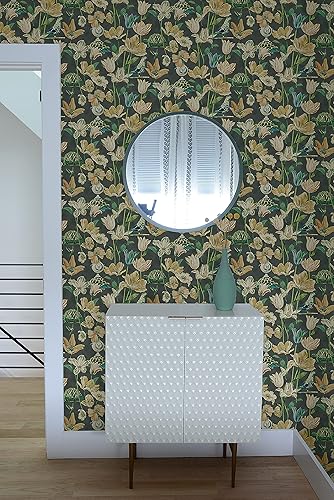 Miniatura 3 de Surface Style - Papel tapiz de diseño, despegar y pegar, papel tapiz caprichoso de alta calidad para dormitorio, tocador, cocina, autoadhesivo,