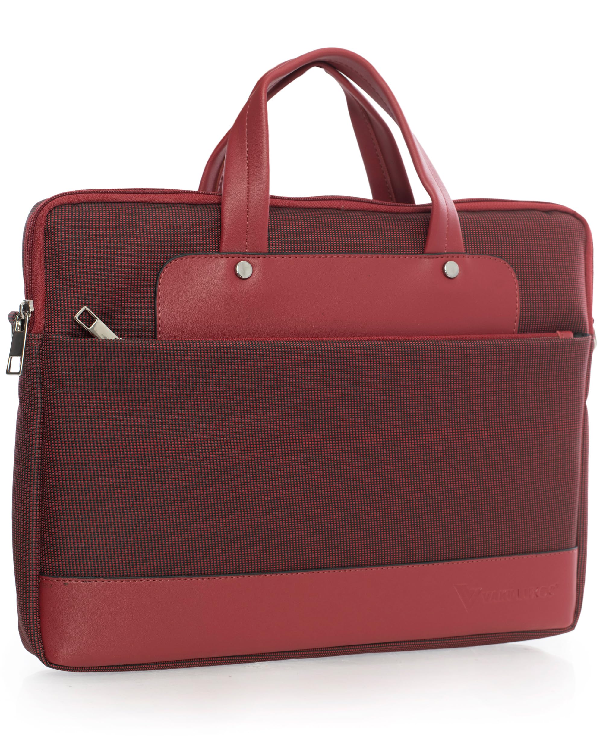 See full amazon price history chart for Vaku Luxos® DA Salerno Laptop Messenger Bag for Men and Women Premium Collection Canvas Leather| Briefcase Compatible with MacBook and Laptop Up to 14" with Adjustable Strap (Red) Vaku Luxos® DA Salerno Laptop Messenger Bag for Men and Women Premium Collection Canvas Leather| Briefcase Compatible with MacBook and Laptop Up to 14" with Adjustable Strap (Red) (B0BC1P48JH) Amazon Price History, Amazon Price Tracker