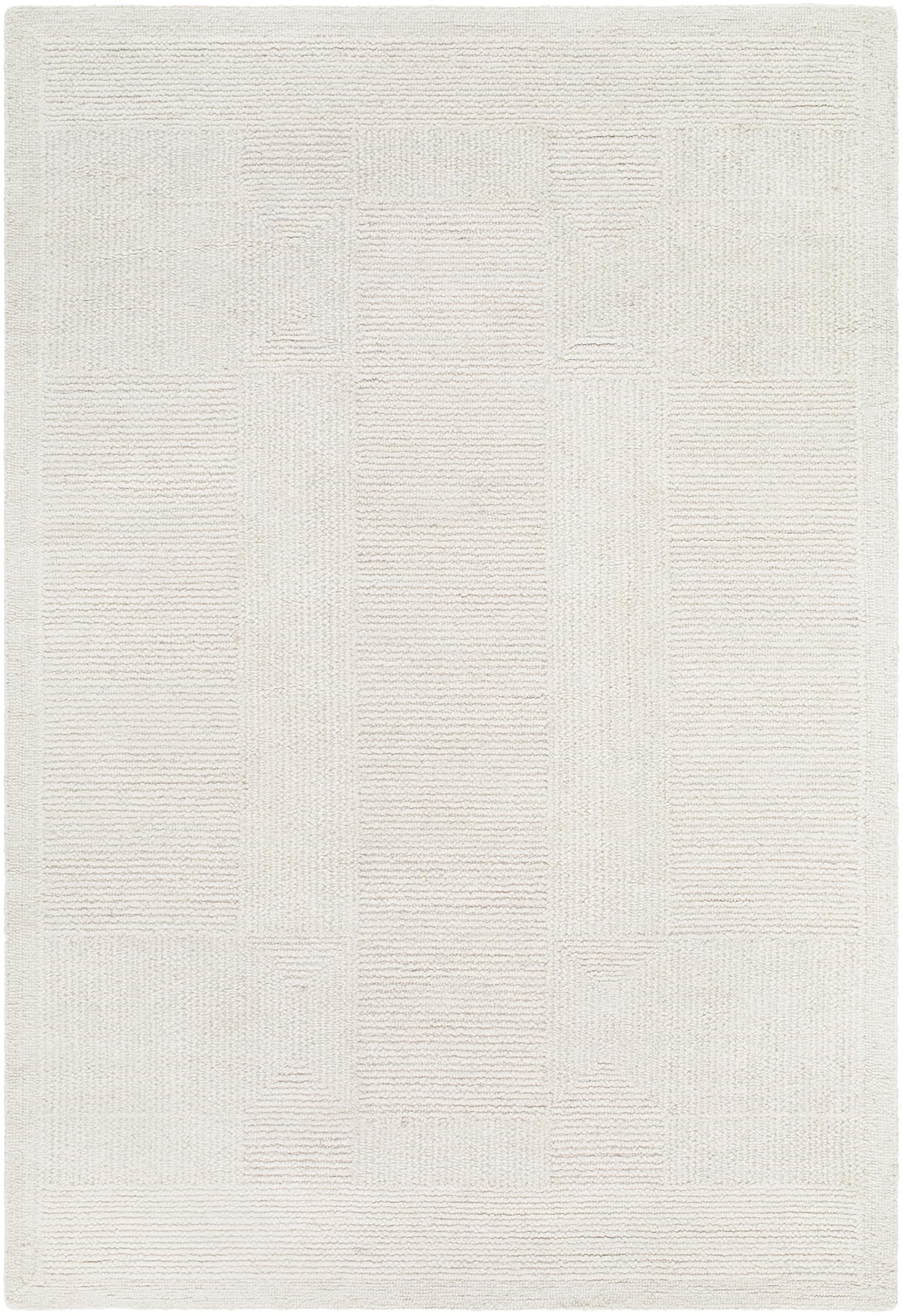Livabliss x ELLE Decor Florian Modern Area Rug, 9' x 12', Light Gray