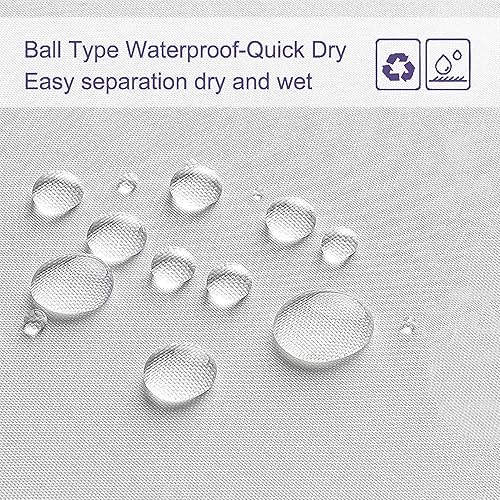 Miniatura 4 de Cortina de ducha de Pascua, cortina de ducha de Pascua para baño, feliz Pascua con huevos de conejo y tulipanes, flores, primavera, vacaciones, tela