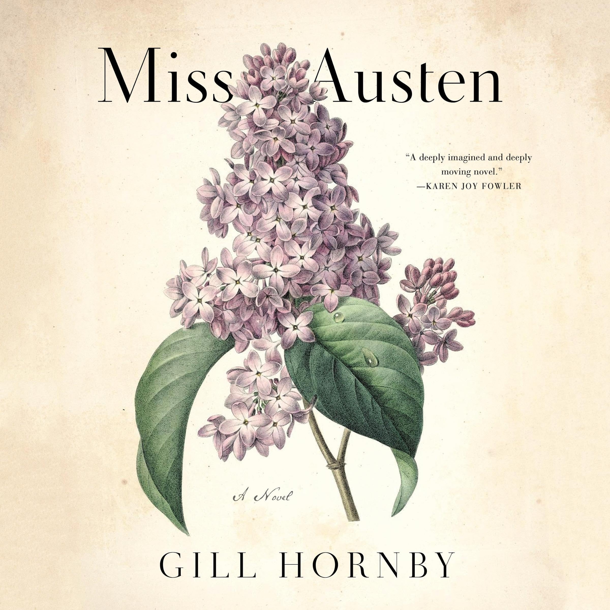 Cover art for Miss Austen