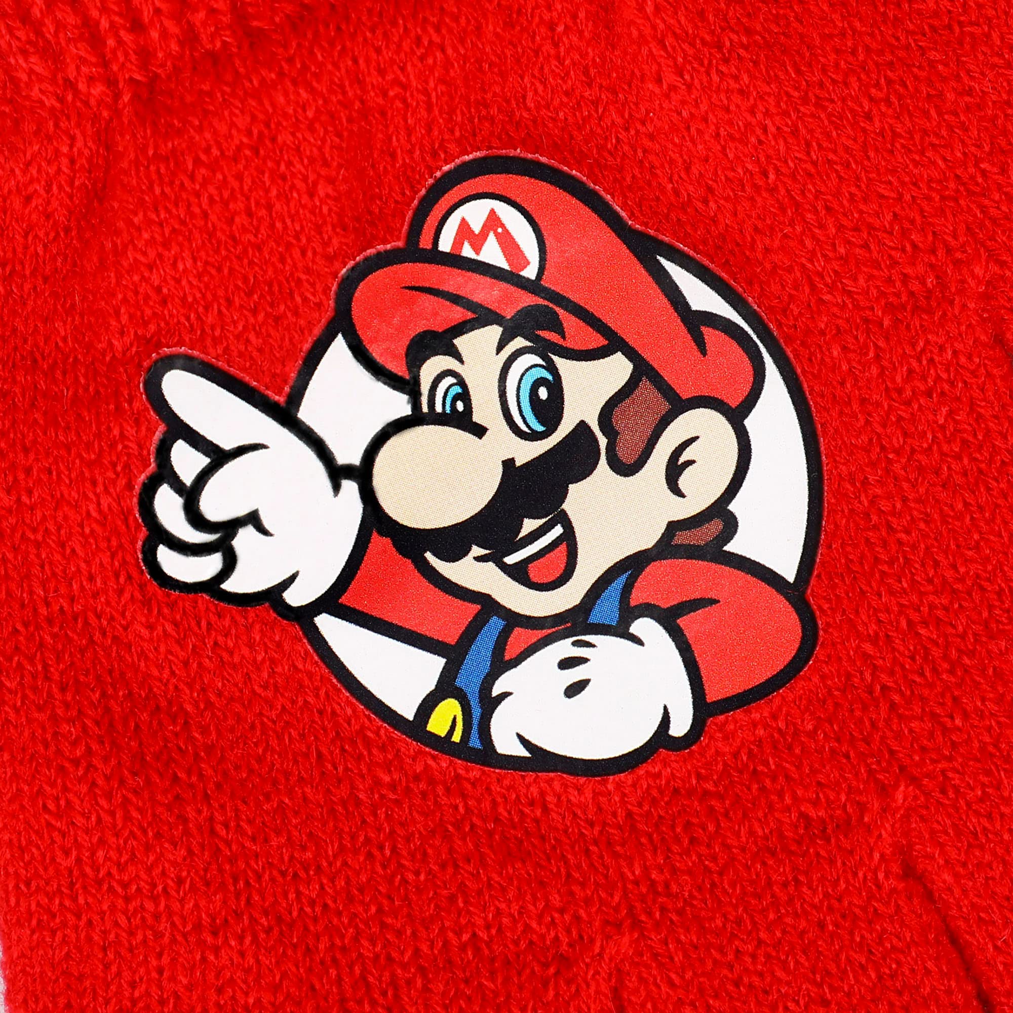 Super Mario Brothers Mario & Luigi Youth 2er-Pack Beanie und Handschuh Set für Kinder