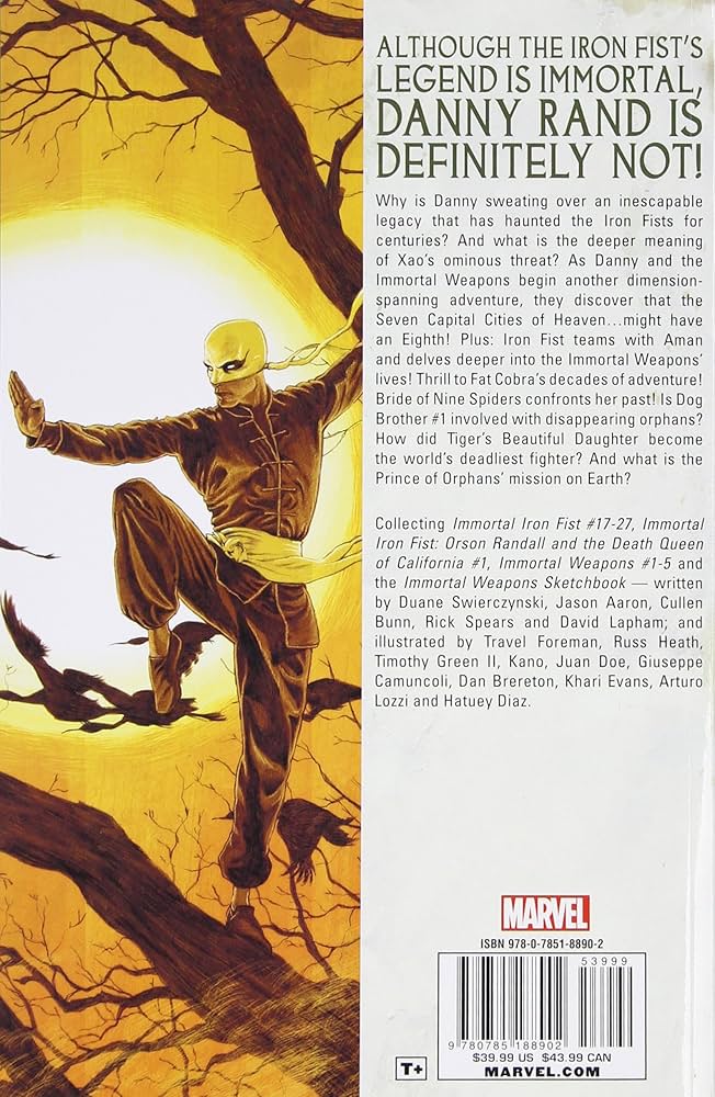 Amazon | Immortal Iron Fist: The Complete Collection Volume