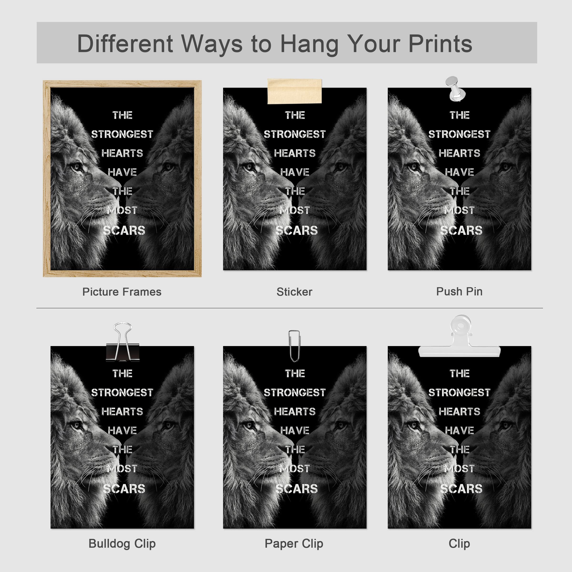 Amazon.com: SIGNWIN Adhesive Canvas Poster Jeff Hood Quotes, Black