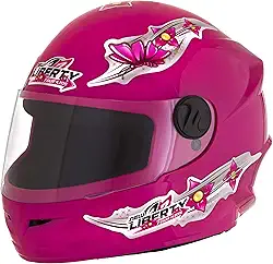 Capacete Liberty For Kids For Girls Rosa