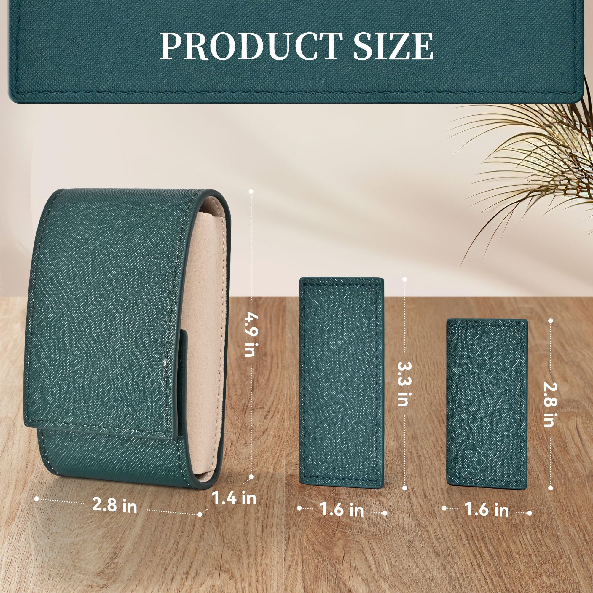 Étui Pour Montre Et Bracelet En Cuir, Rouleau De Montre De Voyage