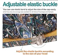 Vista 78 de GUOER Sombrero Bouffant Gorra Talla única Multicolor