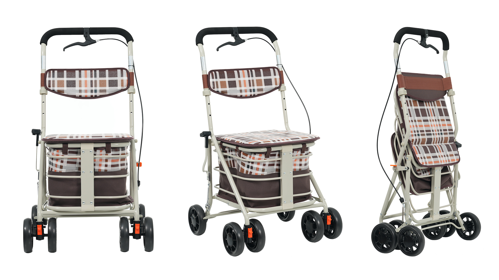 Amazon | Kennkari シルバーカー 軽量 折りたたみ 手押し車 老人用