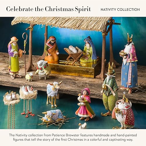 Vista 50 de MACKENZIE-CHILDS Patience Brewster - Figura de Belén de Navidad, decoración del hogar, Frank the Camel
