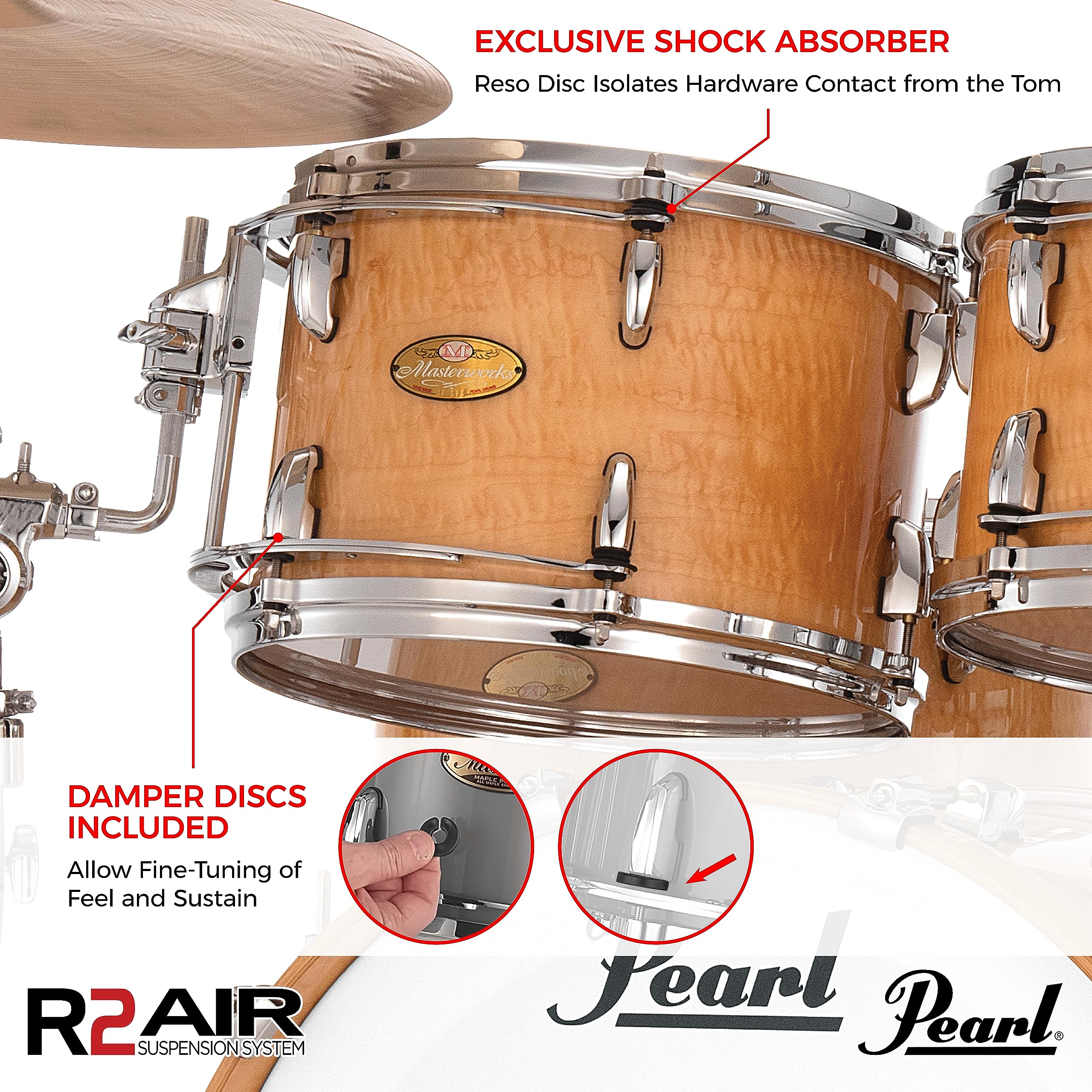 Amazon.com: Pearl Tom Stand (R2AL080708/C) : Musical Instruments