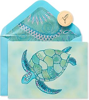 Papyrus Blank Card (Mosaic Turtle)