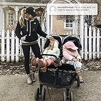 Vista 6 de Jeep Destination Ultralight Side x Side Double Stroller, Midnight
