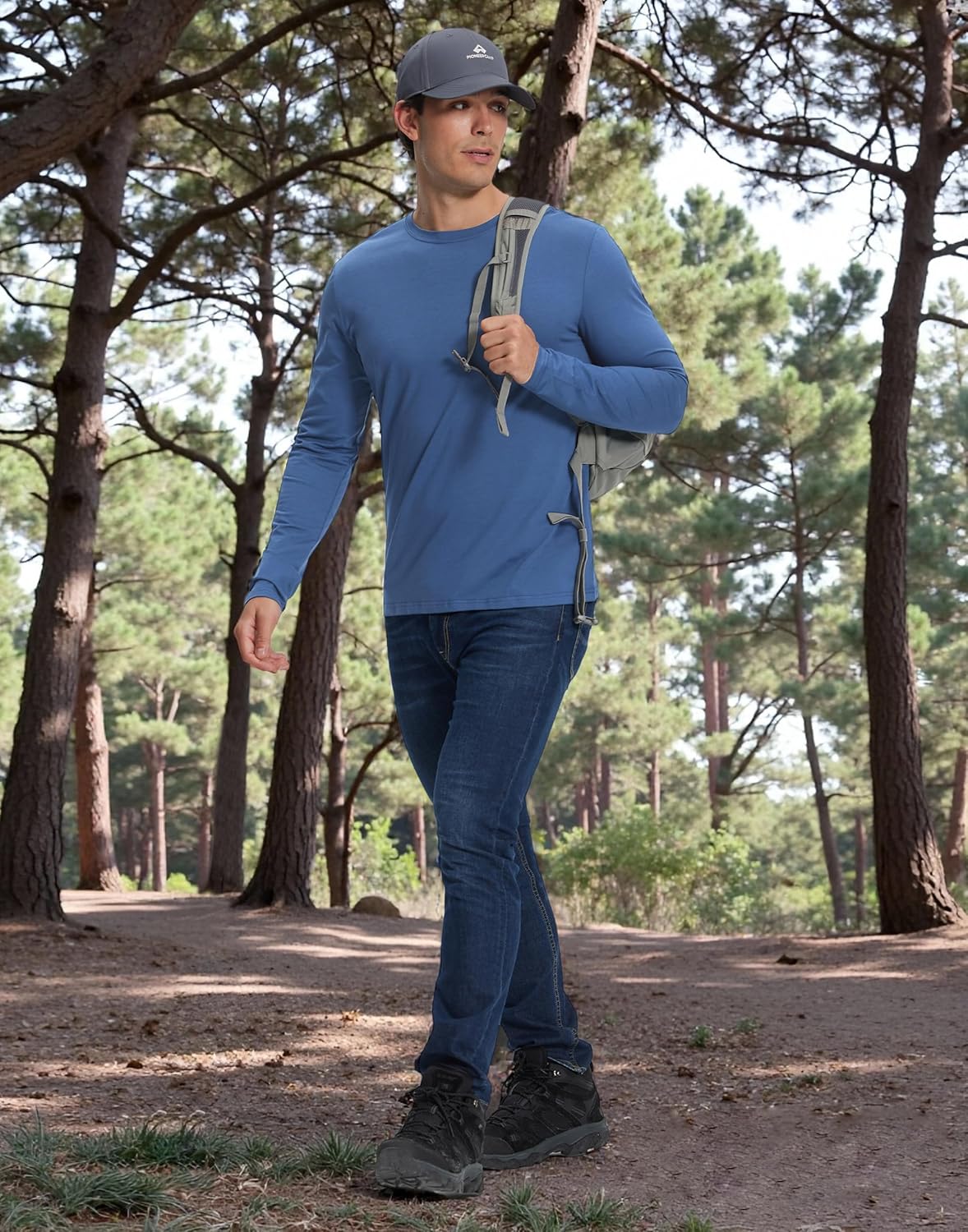 Pioneer Camp Mens Bamboo Viscose T Shirt Ultra Soft Plain Tshirts for Men Cooling Crew Neck Casual Basic Tee Shirt Undershirt - Image 5