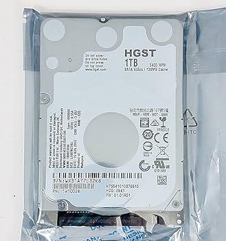 Amazon | HGST HDD 1 W10028 2.5インチ1tb 128 MB 5400rpm SATA