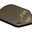 LX Series Pickleball Paddles | Hyperweave Carbon Fiber Pickleball Paddle | 14mm Poly Core | Pickleball Rackets Made in The USA Since 1984 (Rebel Pro XLT LX, Gold Fibers) gallery image