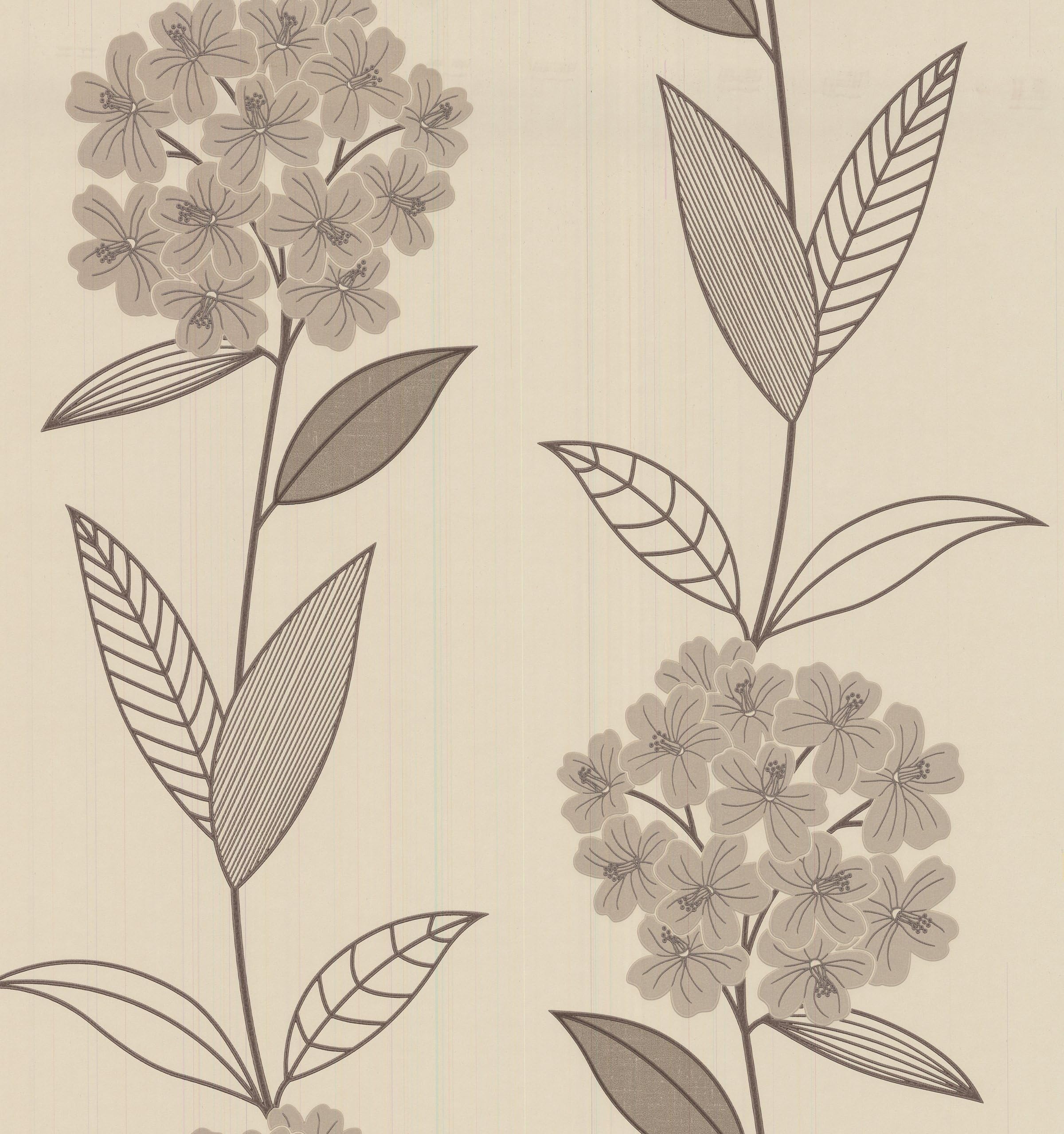 Graham & Brown 58211 Essence Collection Wallpaper, Symmetry, Cream and Gold