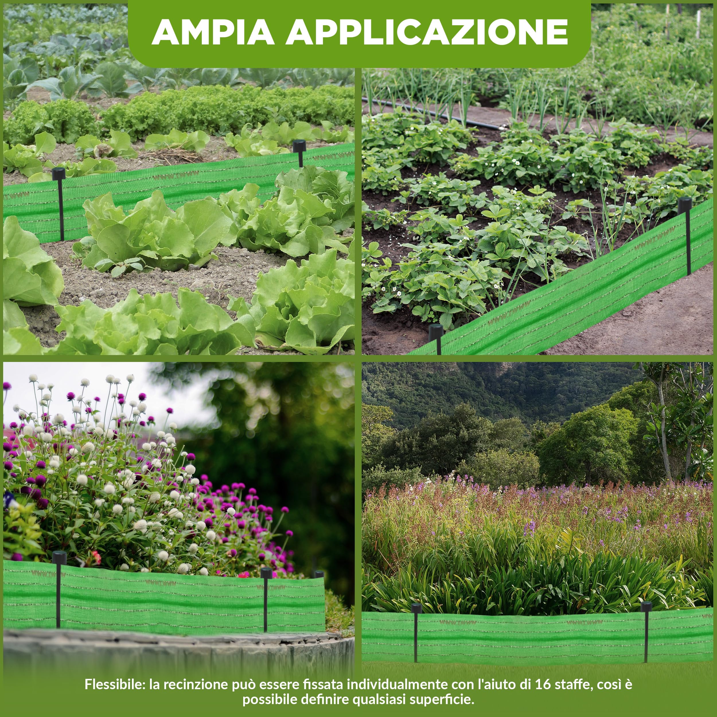 ISOTRONIC Recinzione Elettrica Antilumache 10m a Batteria, Protezione per Aiuole Rialzate e Fioriere, Barriera Ecologica Rispettosa degli Animali, Installazione Facile, Stop Lumache e Chiocciole