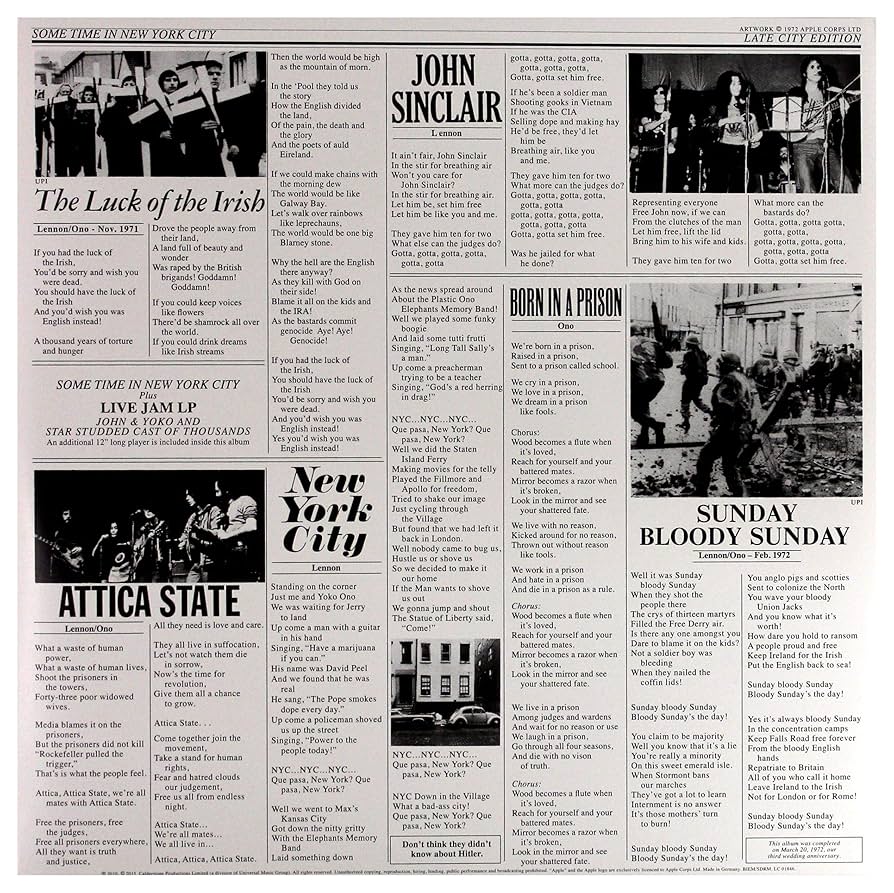 洋書 sometime in NEW YORK CITY John Lennon Some Time in New York City: Lennon John: Amazon.fr: CD et