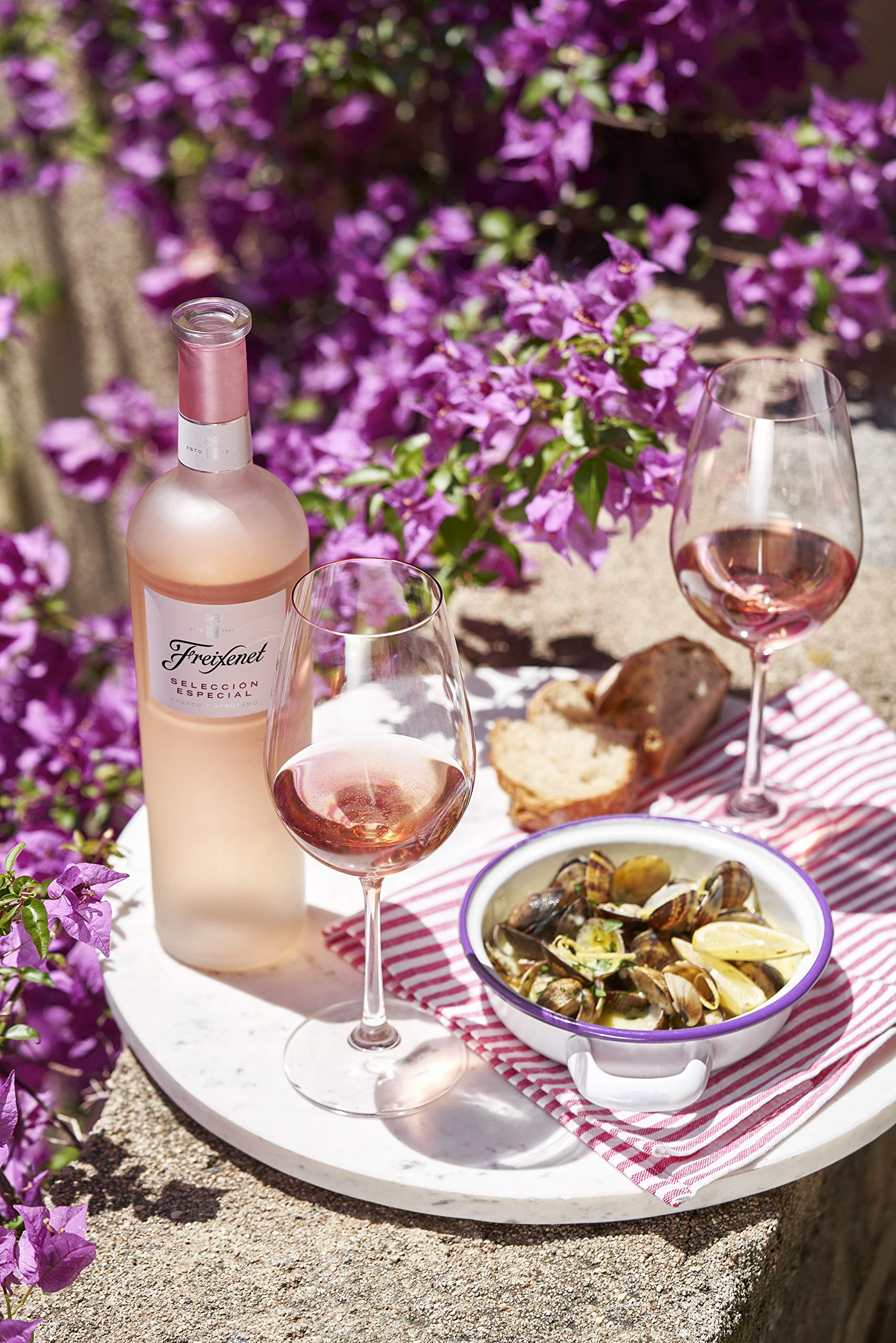 Freixenet vino Rosado Selección Especial - Botella de 750ml, Pack de 6