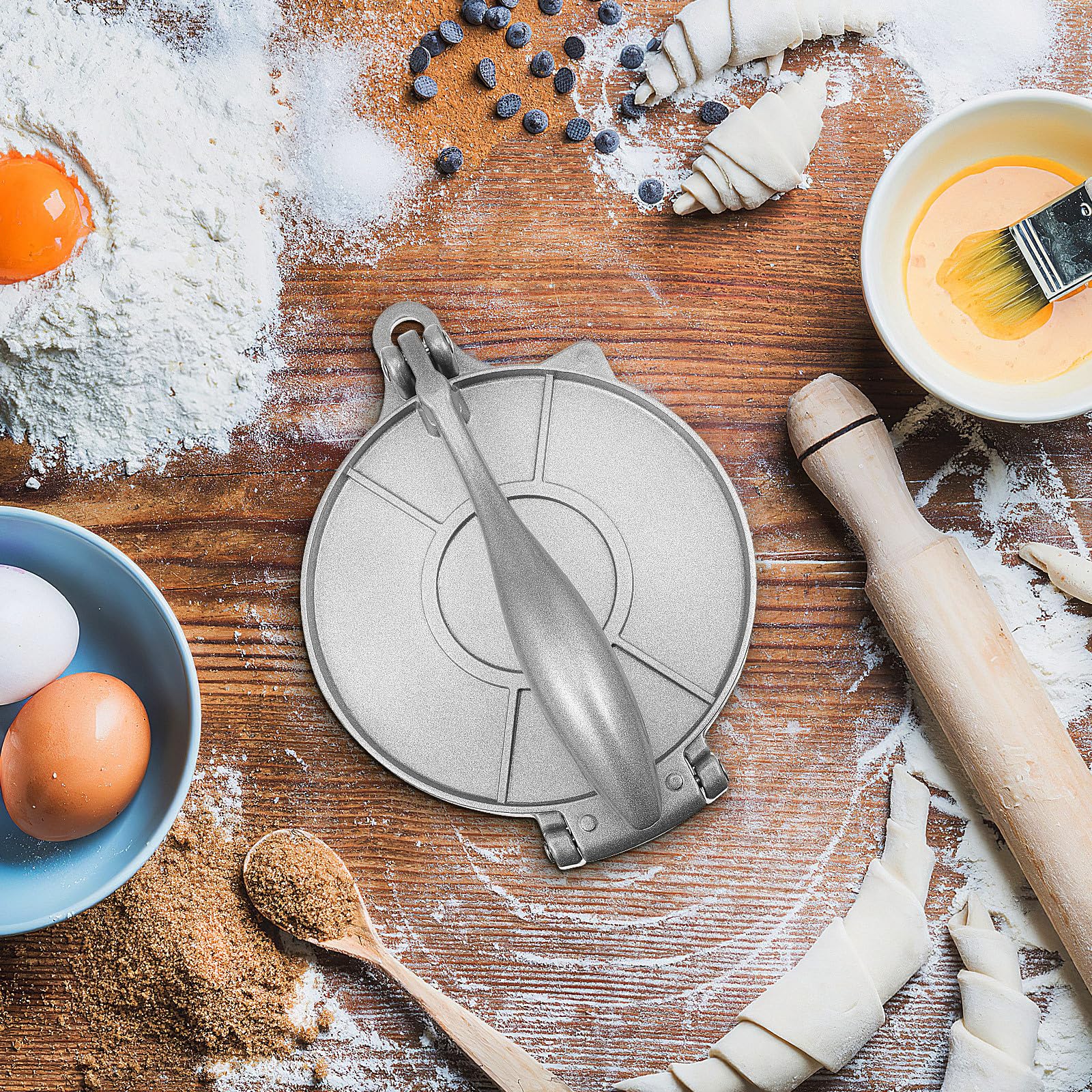 Prensa de Aluminio de Masa de Aleación Redonda para Cocina
