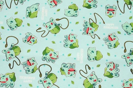 Amazon キャラクター生地 ポケットモンスター ポケモン フシギダネ コットン100 シーチング Pocket Monster Pokemon 45cm X 110cm 布 生地 通販