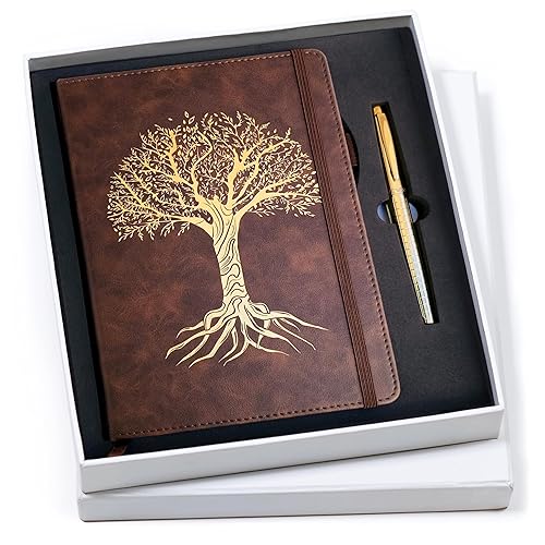 Veway Vegan Leather Journal and Pen Set, Tree of Life
