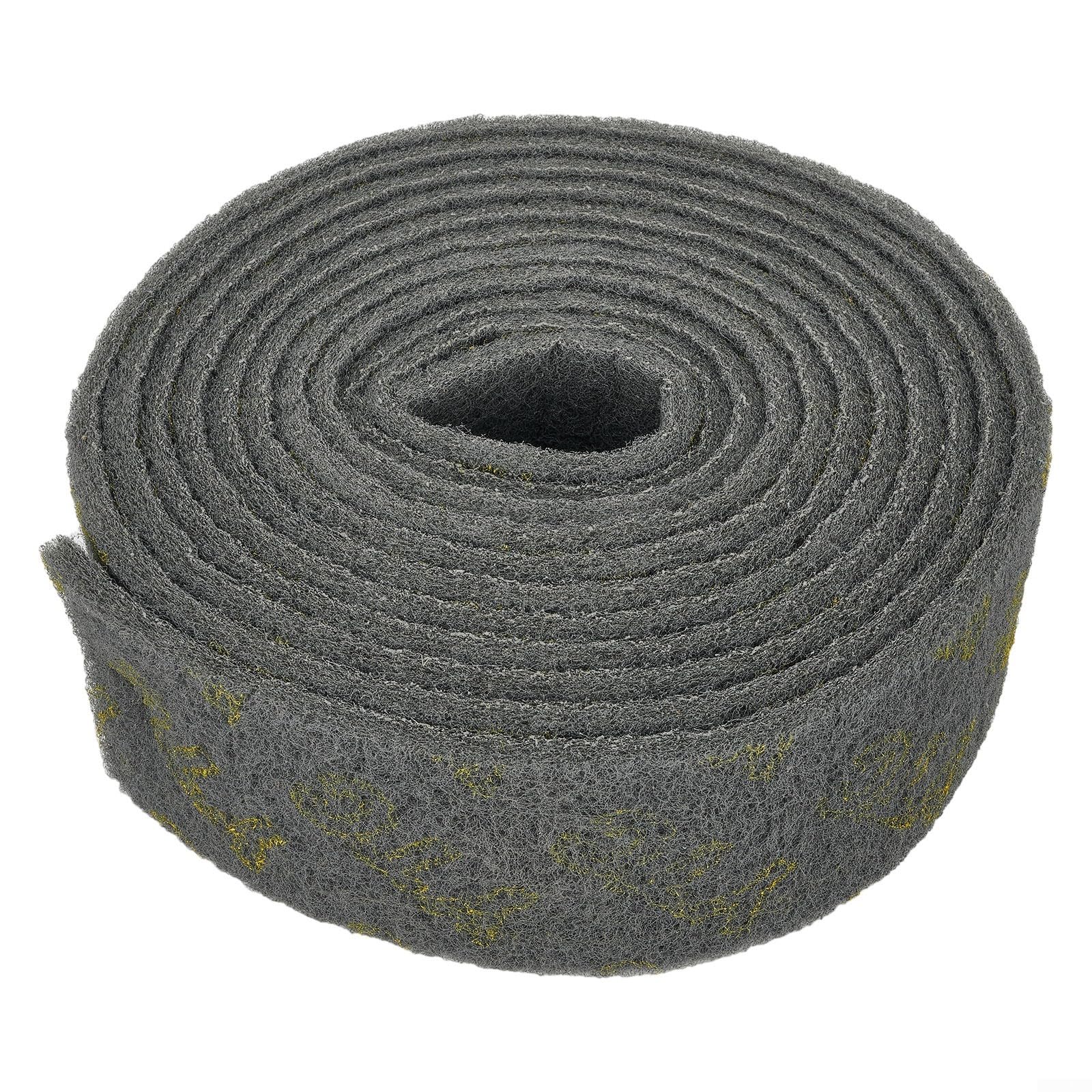 Rollo de estropajo de 6 m, resistente a altas temperaturas, apto para uso doméstico e industrial (10 cm x 6 metros)