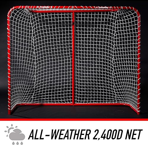 Miniatura 3 de Franklin Sports NHL 54 in. Arco de acero de hockey callejero, 54"