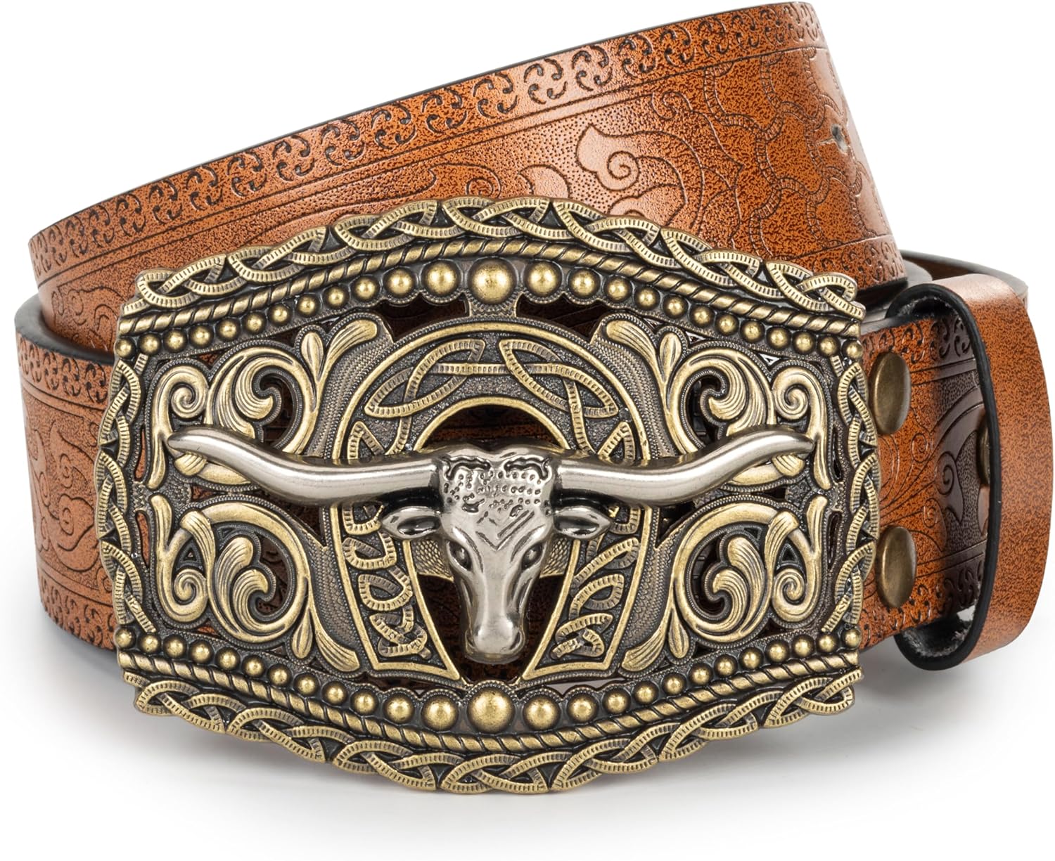 Men’s-Western-Leather-Buckle-Belts-Cowboy-Longhorn-Bull-Head-Buckle-Belt-Floral-Engraved-Buckle-Belt-for-Women