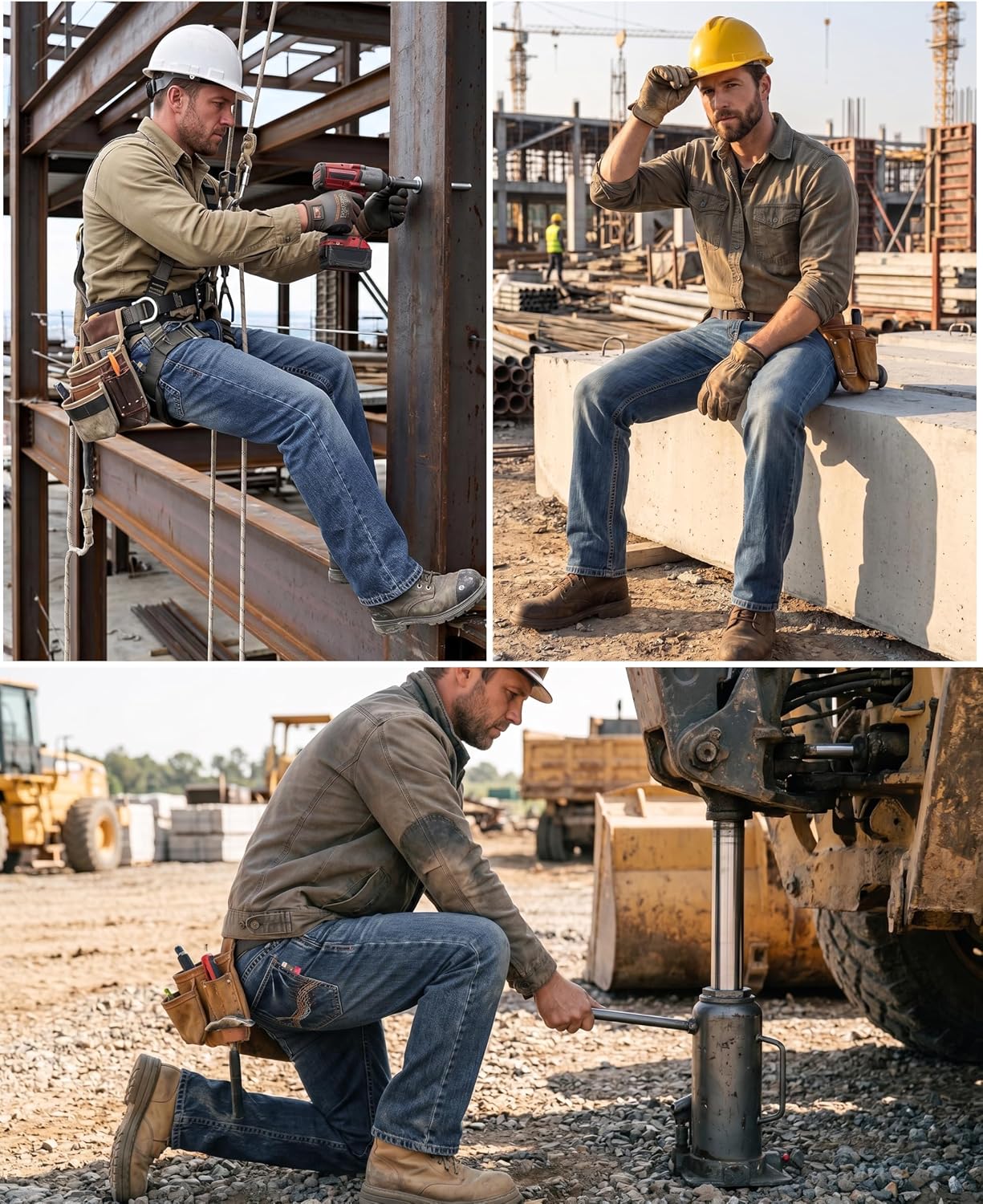 BOCOMAL FR Jeans for Summer Relaxed Fit Boot Cut Lightweight EX-Soft Denim | 10oz 100% Cotton,Flame Resistant Fire Retardant Work Pants,NFPA2112 CAT2,Double Stitches,Vintage Washed,Dura Smooth Fashion