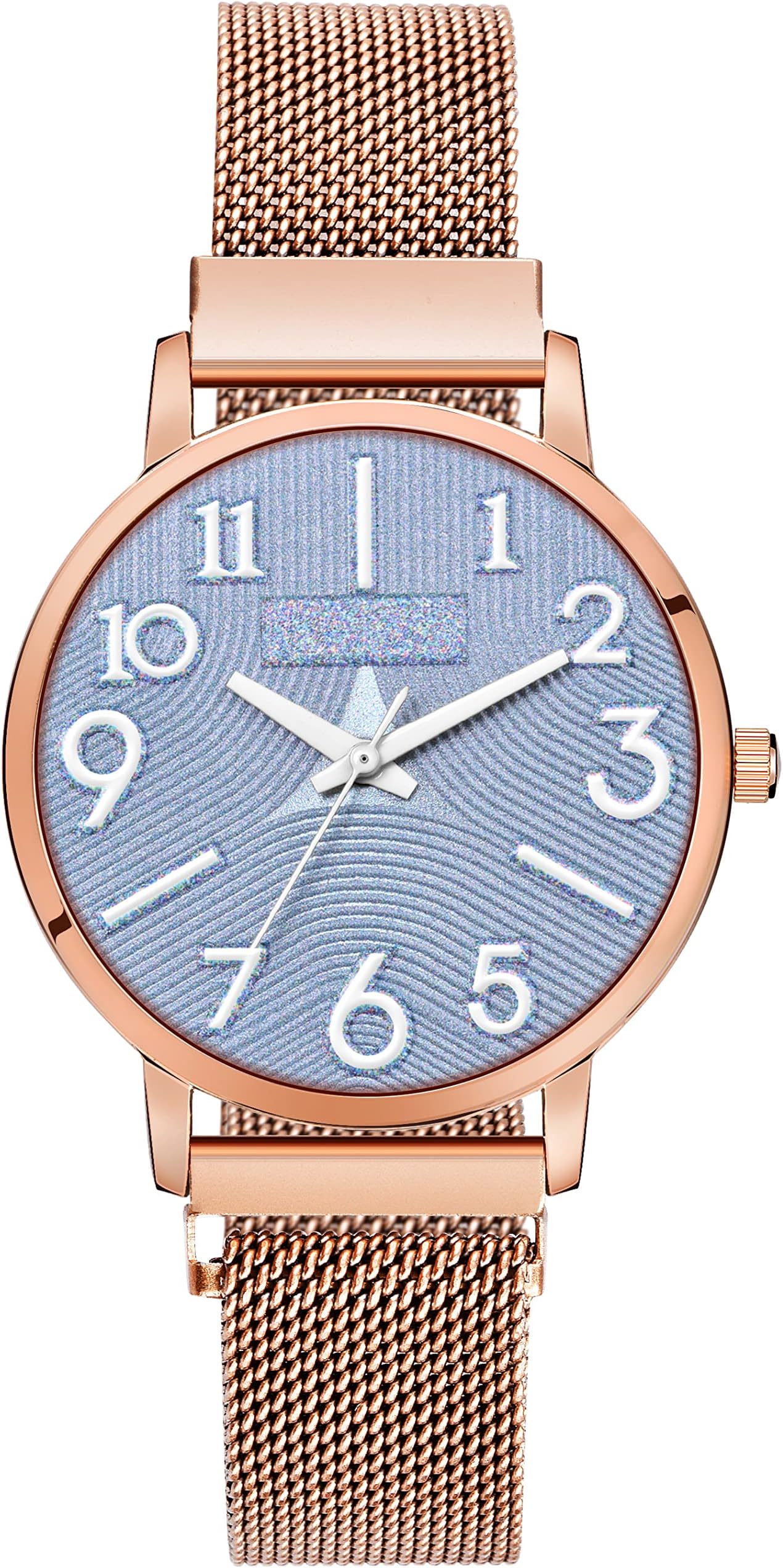 KytschRose Gold Magnet Strap Girl's Analogue Wrist Watch for Women & Ladies Numeric KT-MT-Acc_ 246