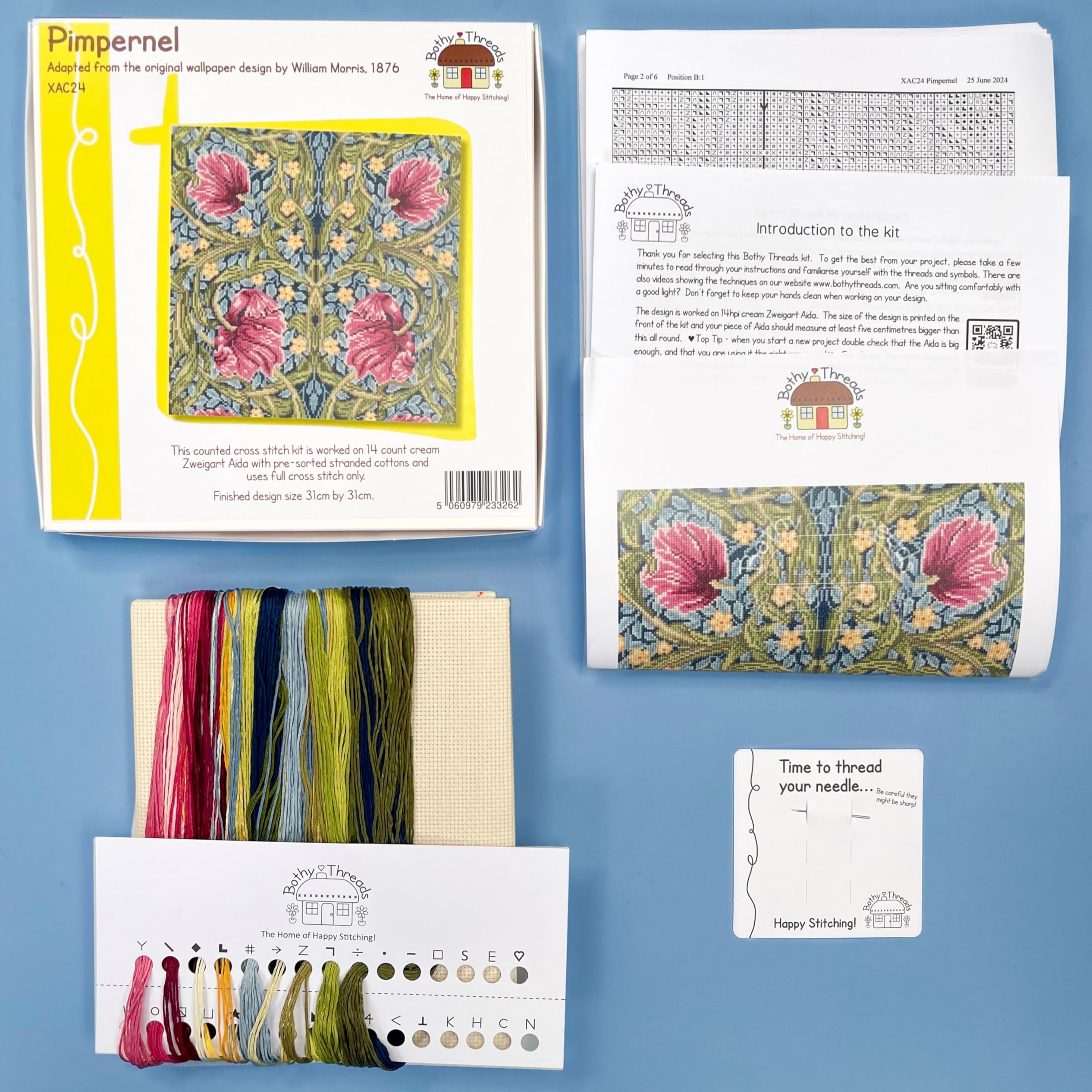 Bothy Threads The Home Of Happy Stitching Kreuzstich Stickpackung, Pimpernel