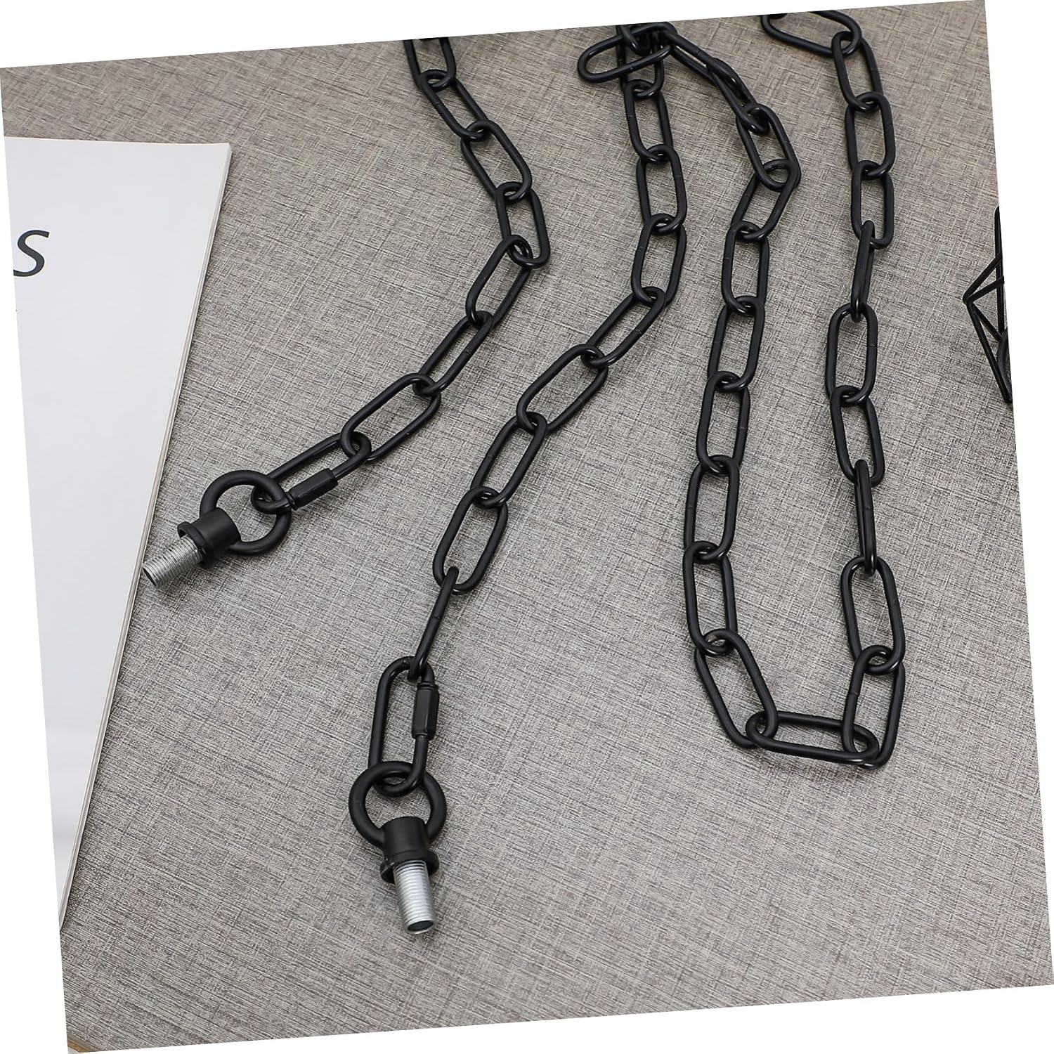 1set Heavy-duty Hanging Chain Planter Hanger Hooks Versatile Light Fixture Chain for Indoor and Outdoor Use for Plants Lanterns Bird Feeders