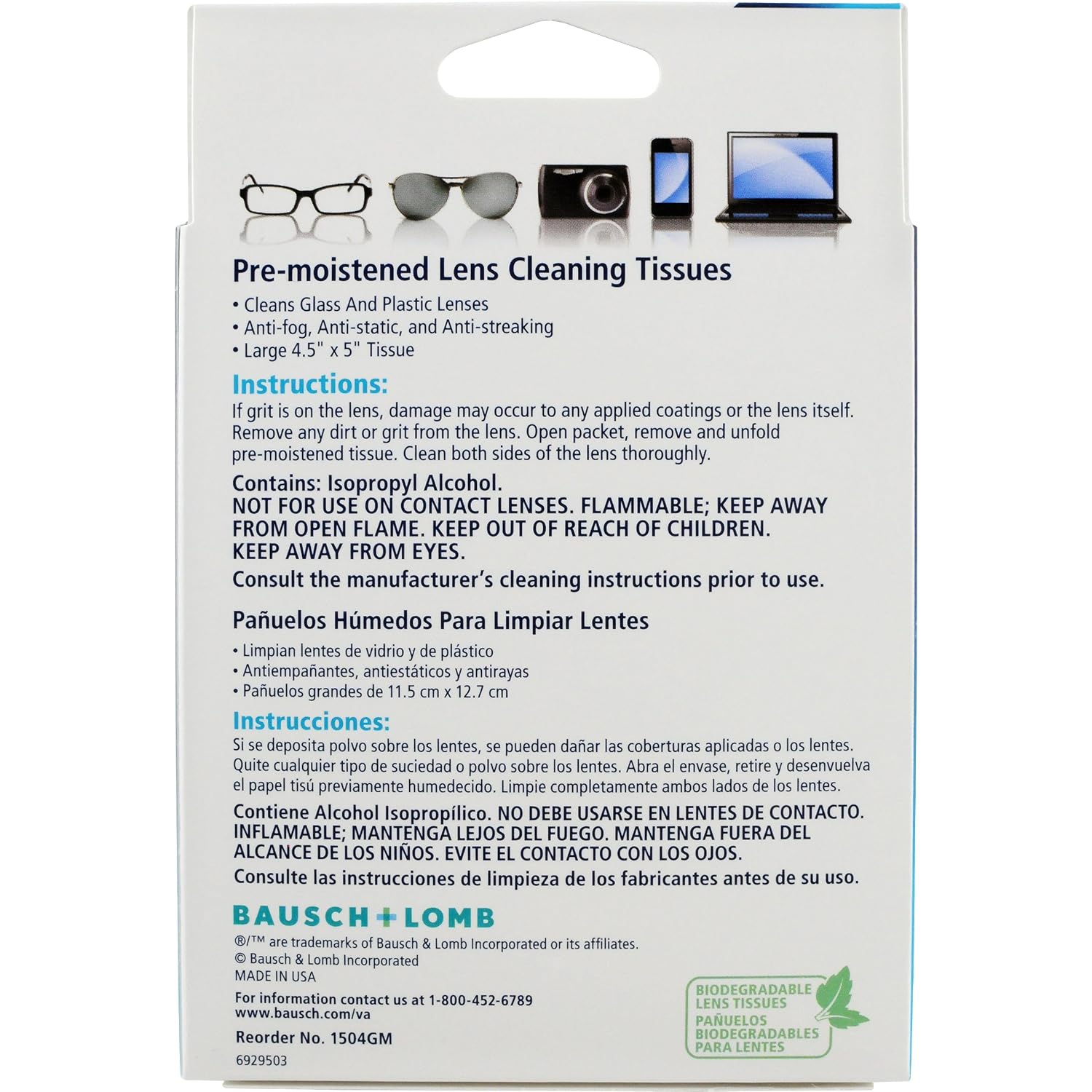 Sight Savers Peel & Reseal Pre-Moistened Lens Wipes, 50 ct image 2