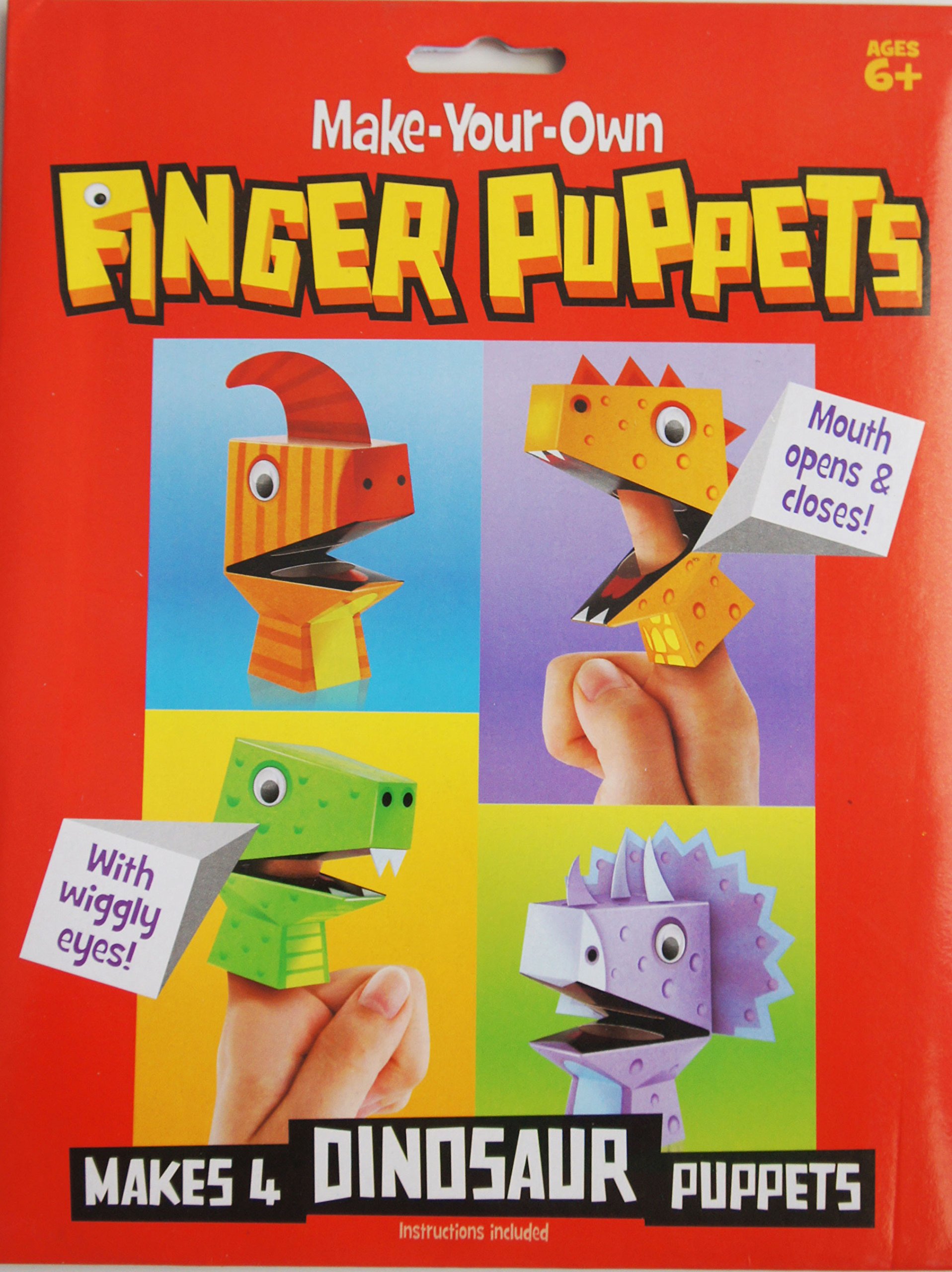 My Party Suppliers Make Your Own Finger Puppets/Finger Puppets Kraft for Children/Birthday Gift Finger Puppets-image-25