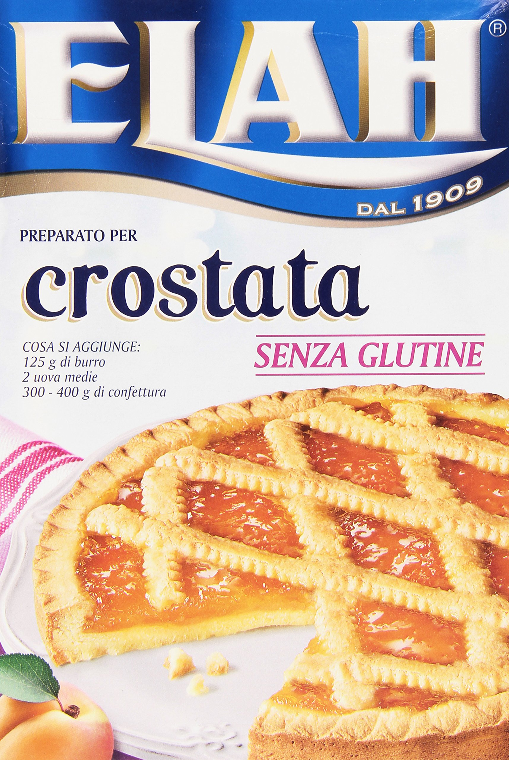Elah Preparato Per Crostata Senza Glutine 395 G