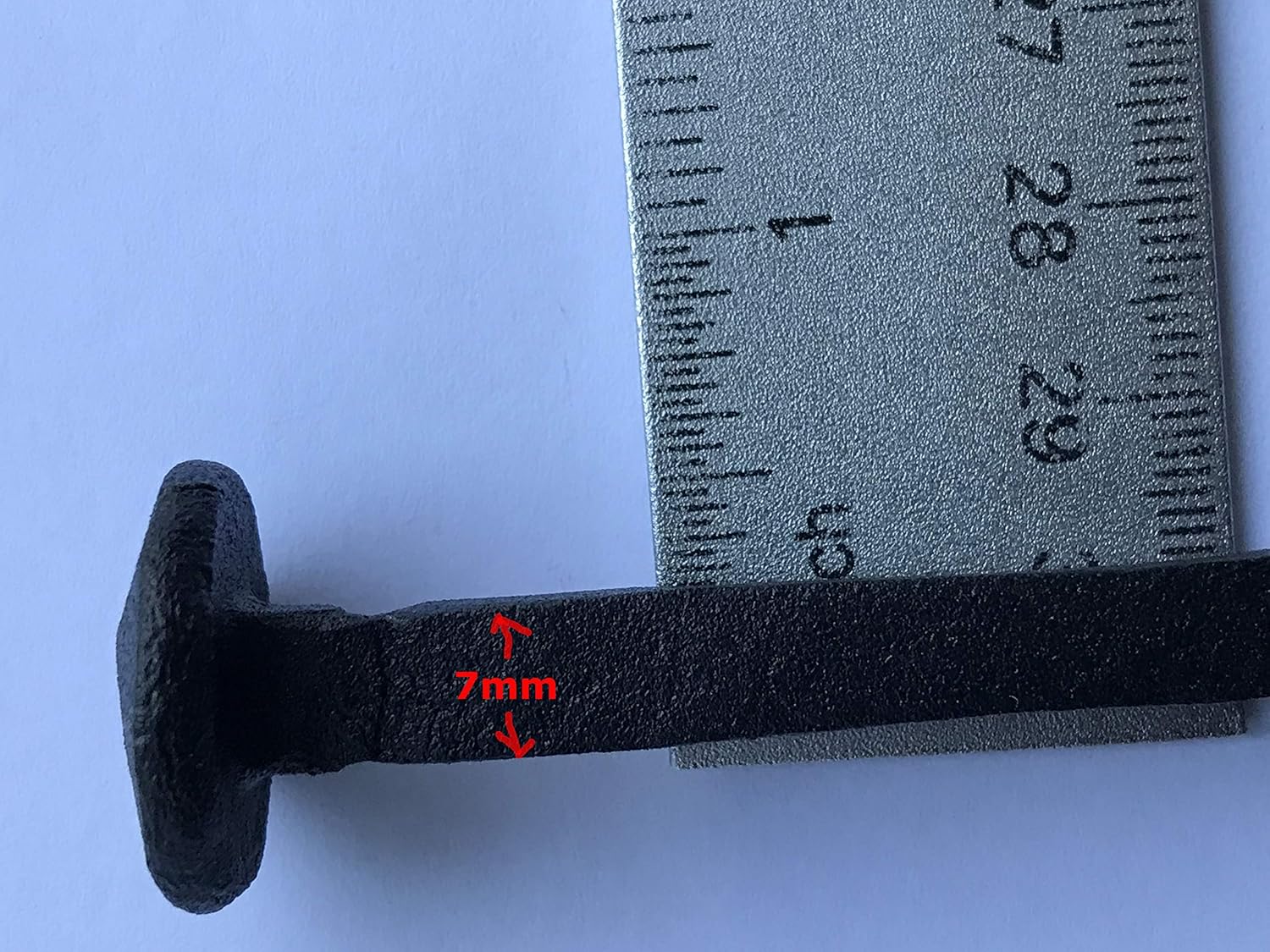 4" - Medieval Spike Clavos Nails - Hand Forged - Black. Authentic Looking Spike Nail. (10) Nails