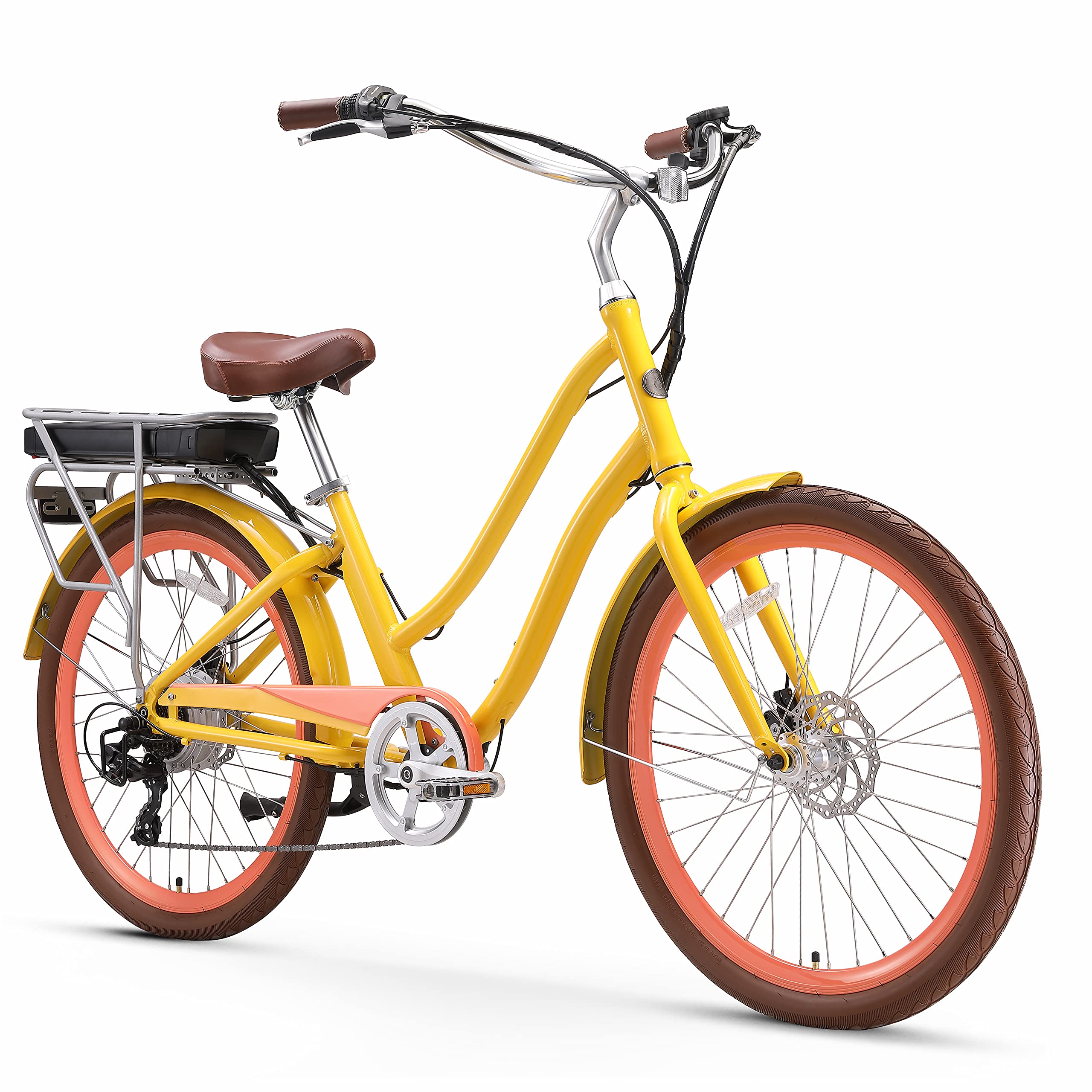 Sixthreezero Evryjourney Womens Electric Bike Step Through Touring