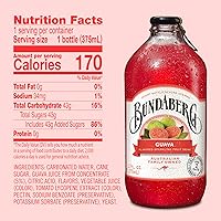 Vista 2 de Bundaberg Bebida de frutas espumosas, guayaba, 12.7 onzas líquidas, 4