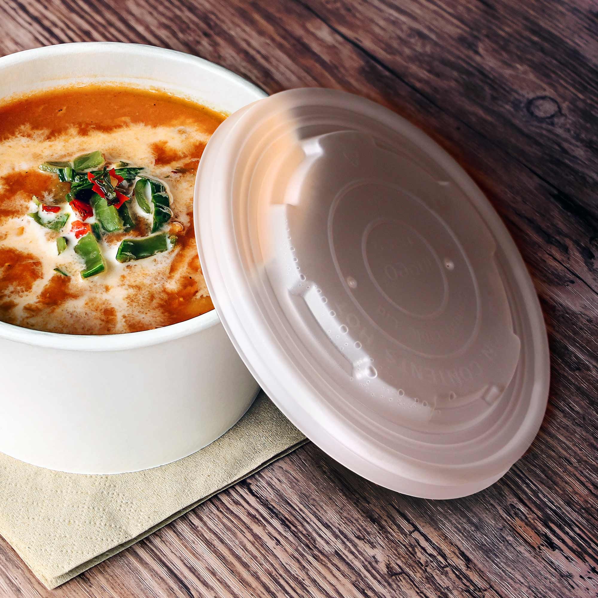 Vegware Compostable Soup Container Lids