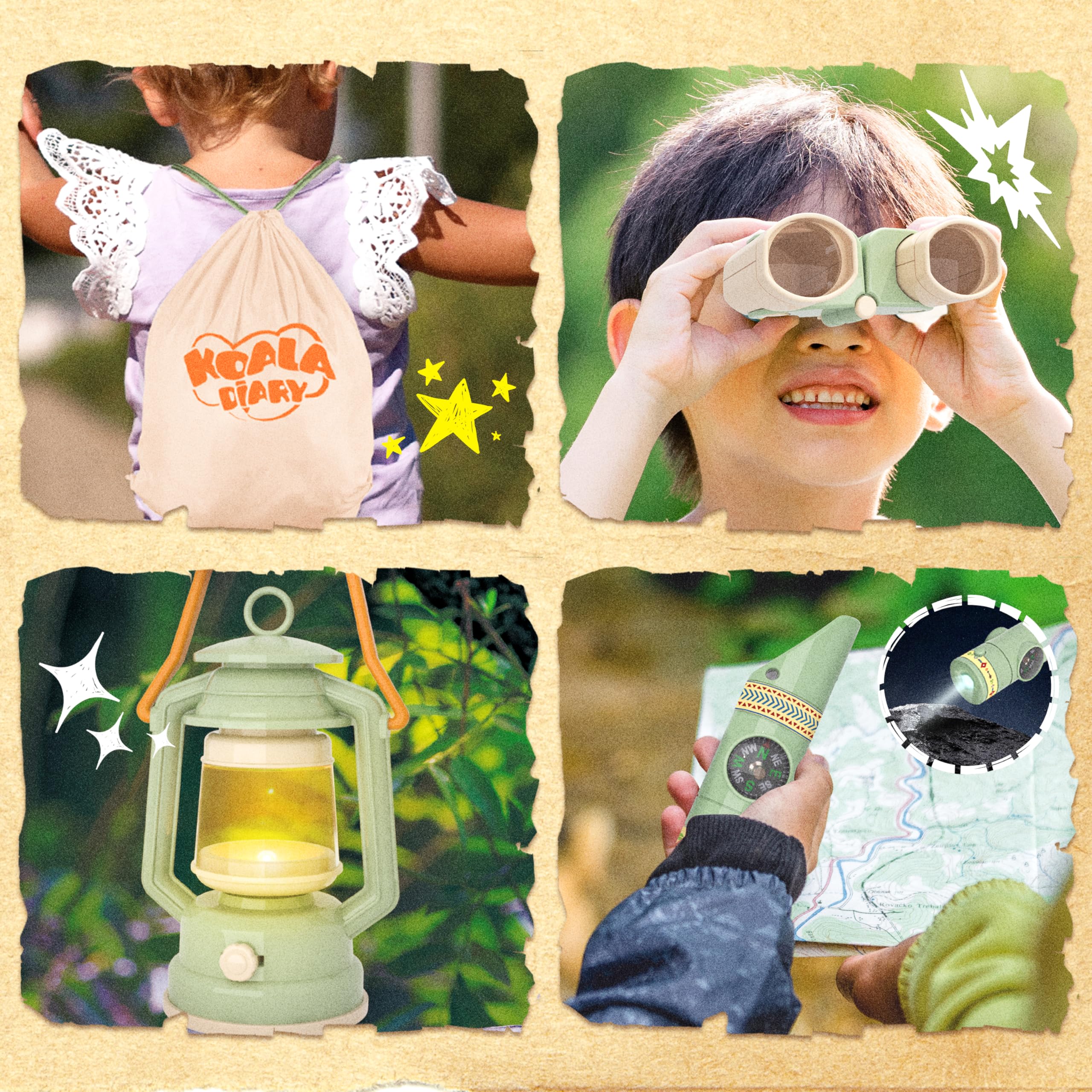 Kids Camping Set, SMILESSKIDDO 41 PCS Pretend Camping Set for Kids 3-5 with Pop Up Tent - Indoor and Outdoor Play Camping Toys for Toddlers - Image 4